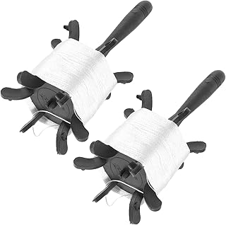 INOOMP 2pcs Outdoor Kite Winder Exercise Equipment Accessories Outdoor Winder for Kite Flying Kite String Winder Kite Thread Winder Plastic Twine Black Flying Outdoor Tools