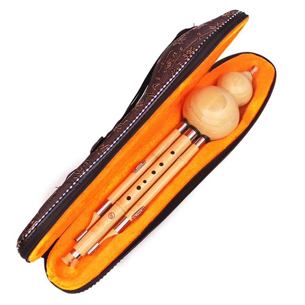 Cucurbita Flauto Bambù Strumento musicale tradizionale cinese Hulusi per principianti Amatori musicali (Size : C key)