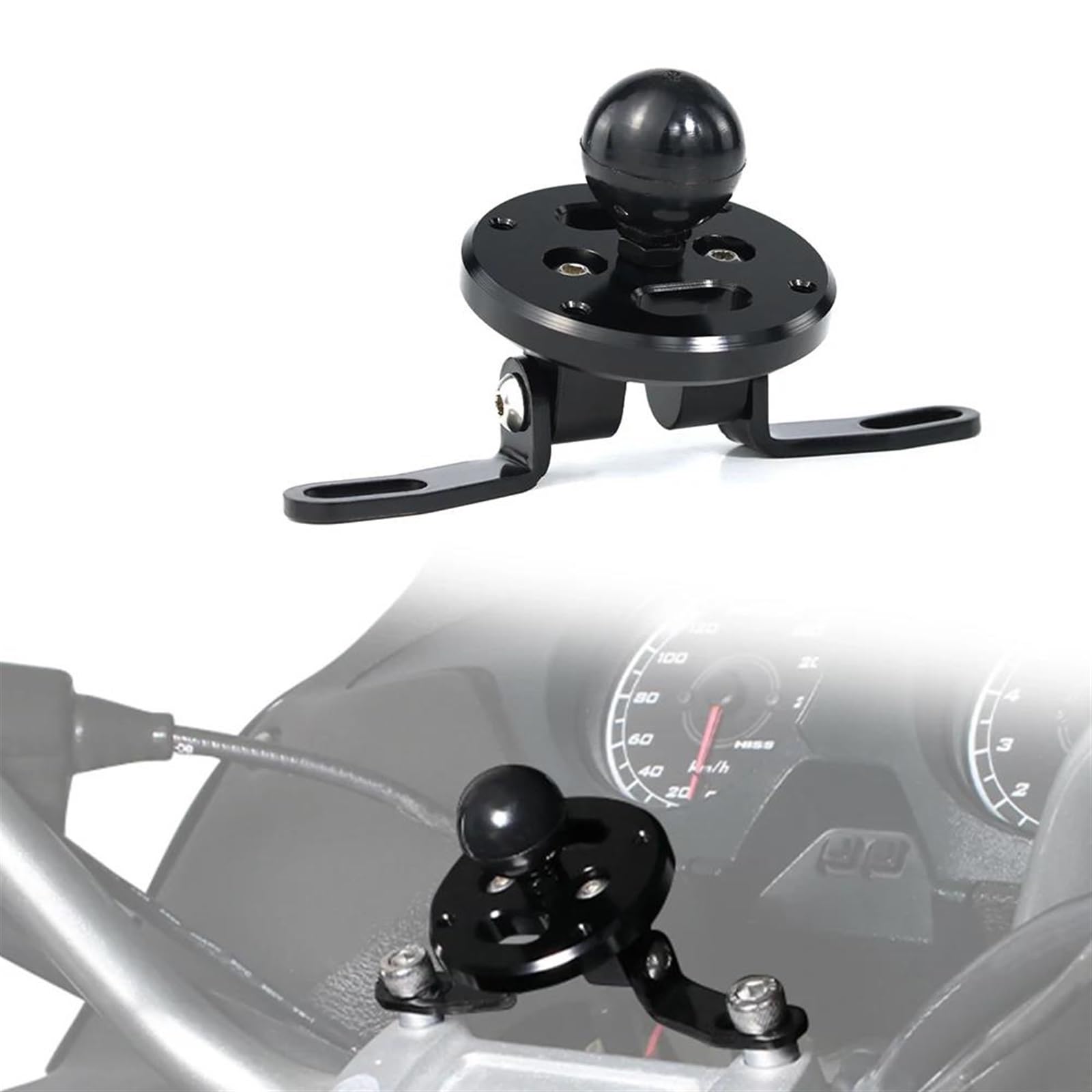 Porta Cellulare Bici Per Triumph Per Tiger Per Scrambler Per Thruxton Per 900 Per Speed ​​Triple Street Triple R Bonneville Supporto GPS Supporto Per Navigazione Per Moto(Without RAM ball)