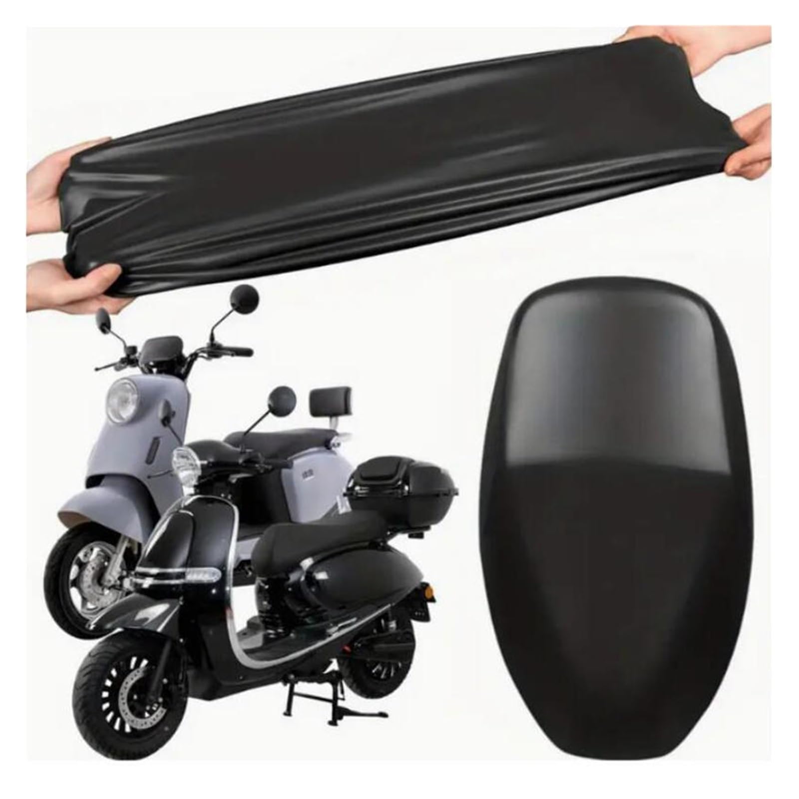 Coprisella Coprisedile Moto, Protezione Cuscino Traspirante | Coprisedile Moto Copricuscino In Pelle PU Traspirante Protezione Contro Le Intemperie Protezione Solare
