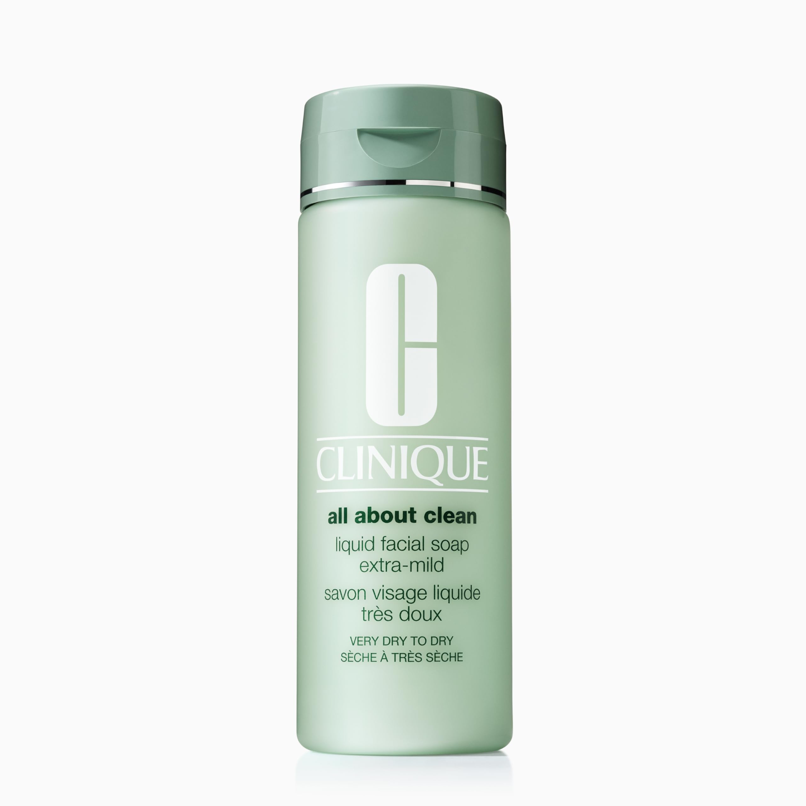 Clinique All About Clean Liquid Facial Cleanser Soap, Extra Mild for Very Dry to Dry Skin Types