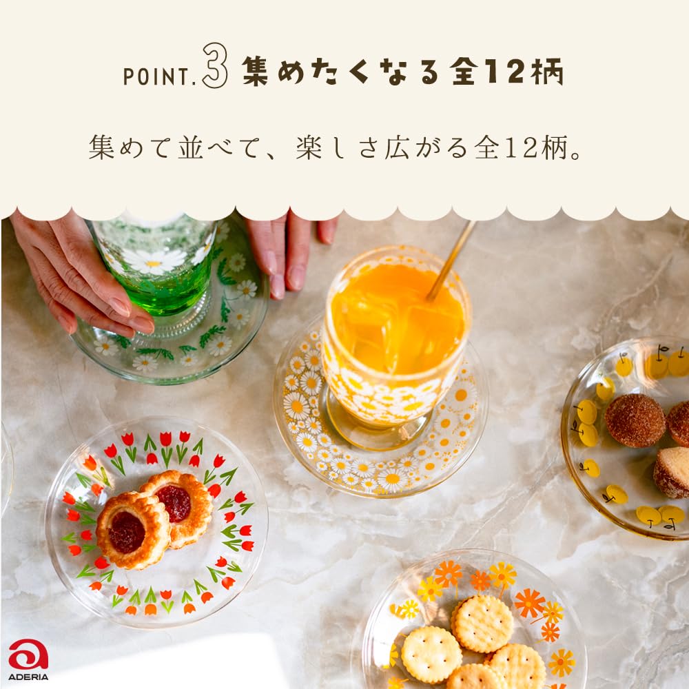 アデリアレトロプレートガラス