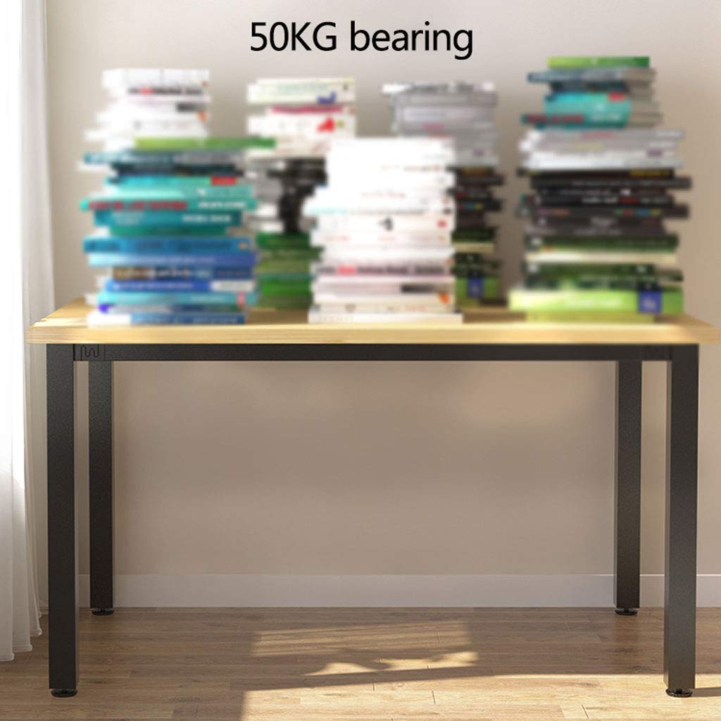 Amazon | コンピューターデスク47インチオフィス 机、大型書斎机、木製