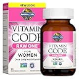 Garden of Life Multivitamin for Women, Vitamin Code Raw One for Women, Once Daily Women's Multi - 30 Capsules, One a Day Vitamins Whole Food Iron, Probiotics for Womens Health, Gluten Free Vegetarian