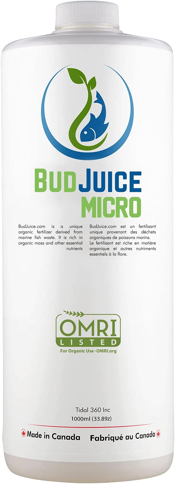 Micro - Premium Advanced Liquid Organic Fertilizer & Nutrients 32 ounces