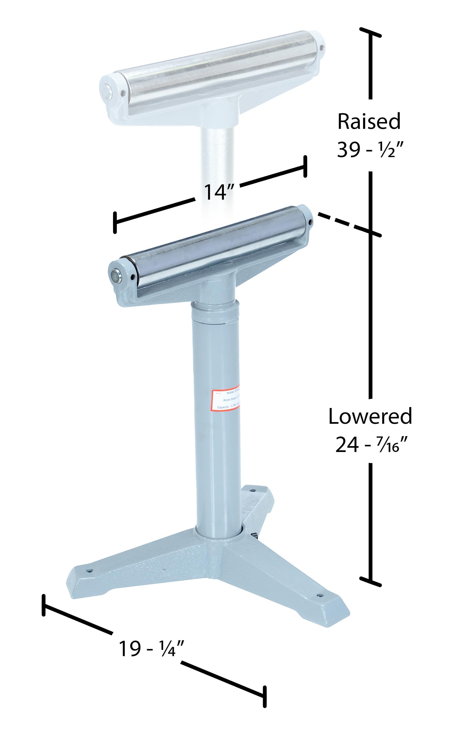 Amazon.com: Vestil STAND-H Steel Horizontal Roller Stand 23 In. to