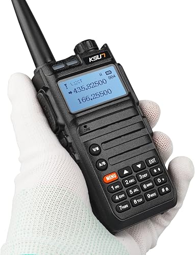 Jamón Radio de mano de largo alcance, walkie talkies con auricular y juego de micrófono, impermeable, recargable, batería de 4000 mAh, regalos para