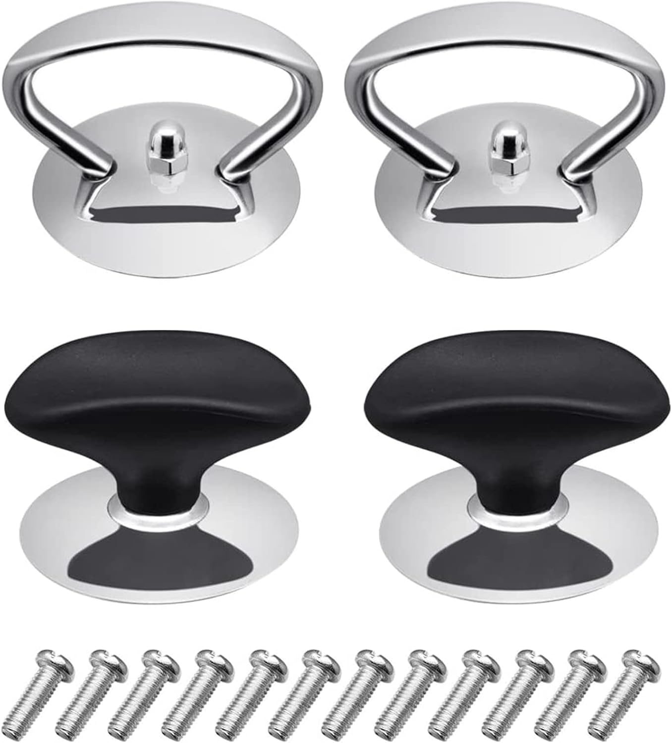Homgaty 4 Sets Pot Lid Knob,Universal Pan Pot Pan Lid Cover Knobs