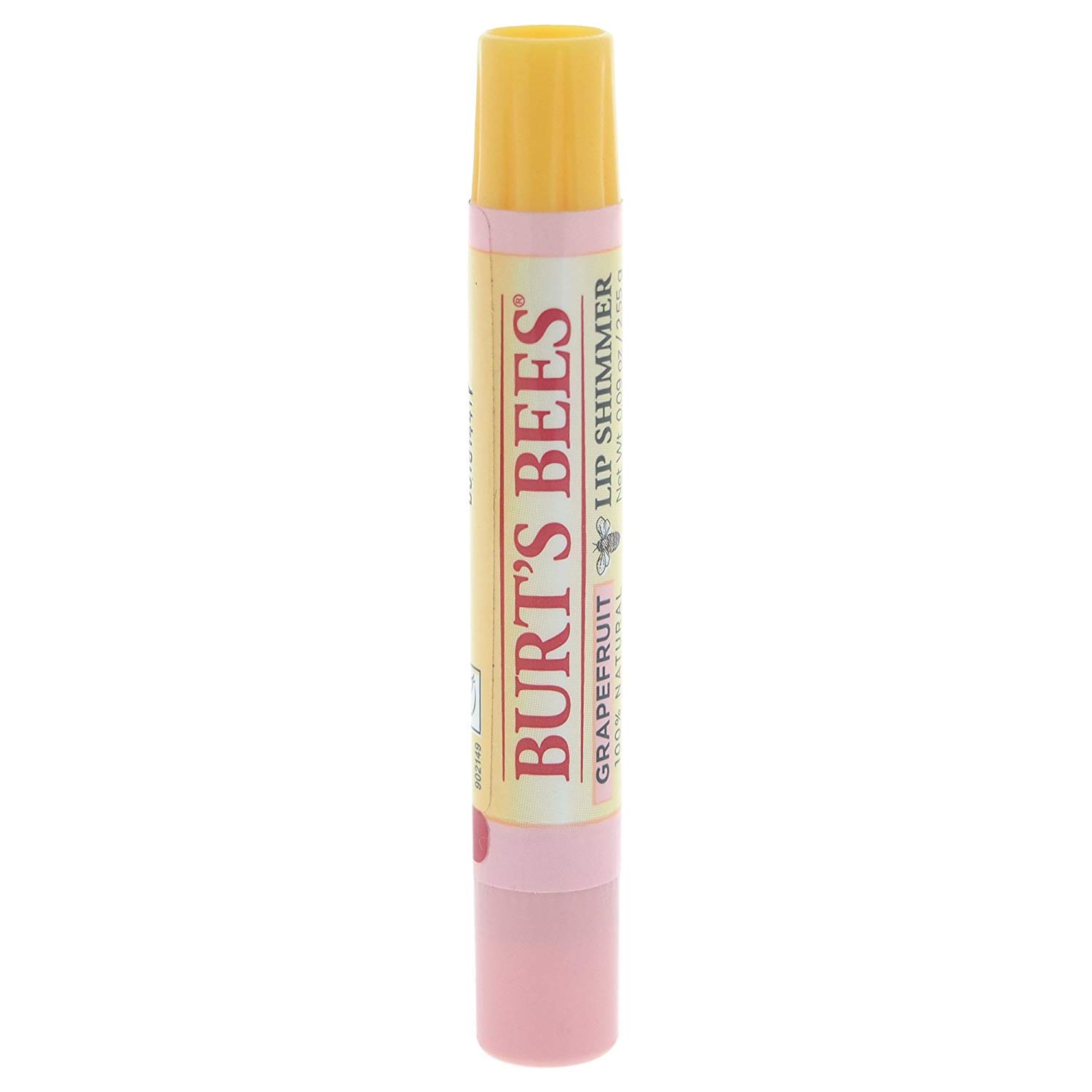 Burt's Bees Lip Shimmer, Grapefruit 0.09 Ounce (Pack of 4