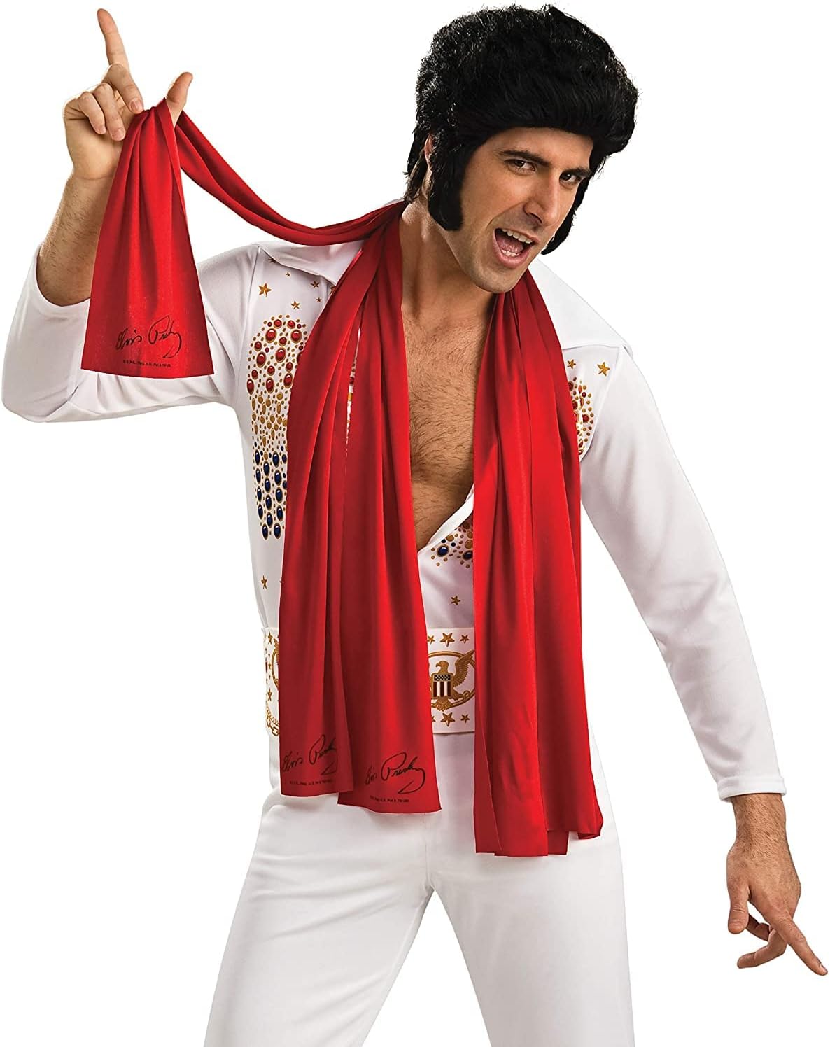 Elvis Presley: Elvis Presley Scarves for Adults by Rubies, No Size