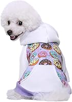 Vista 13 de Sudaderas con Capucha Moradas para Perros Cachorros Pequeños y Medianos, Sudadera con Capucha de Navidad con Bolsillo, Sudadera con Capucha