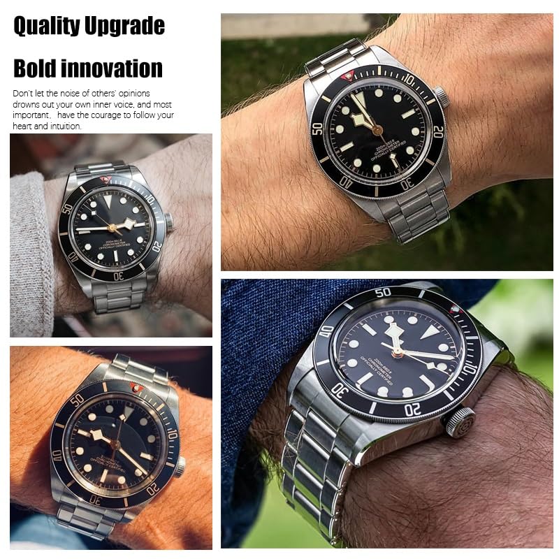 Bracelet Tudor Pelagos 22mm résistant acier inoxydable maillons massifs - 5