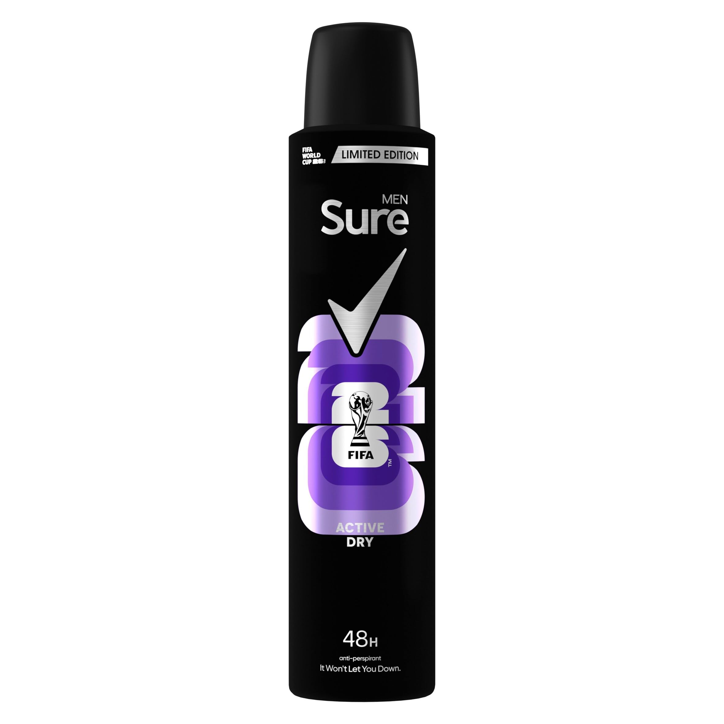 Sure Men FIFA World Cup 2026™ Active Dry Anti-Perspirant Aerosol 6x 200 ml