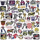 Transformers ONE 50ct Vinyl Large Deluxe Stickers Variety Pack - Laptop, Water Bottle, Scrapbooking, Tablet, Skateboard, Indoor/Outdoor