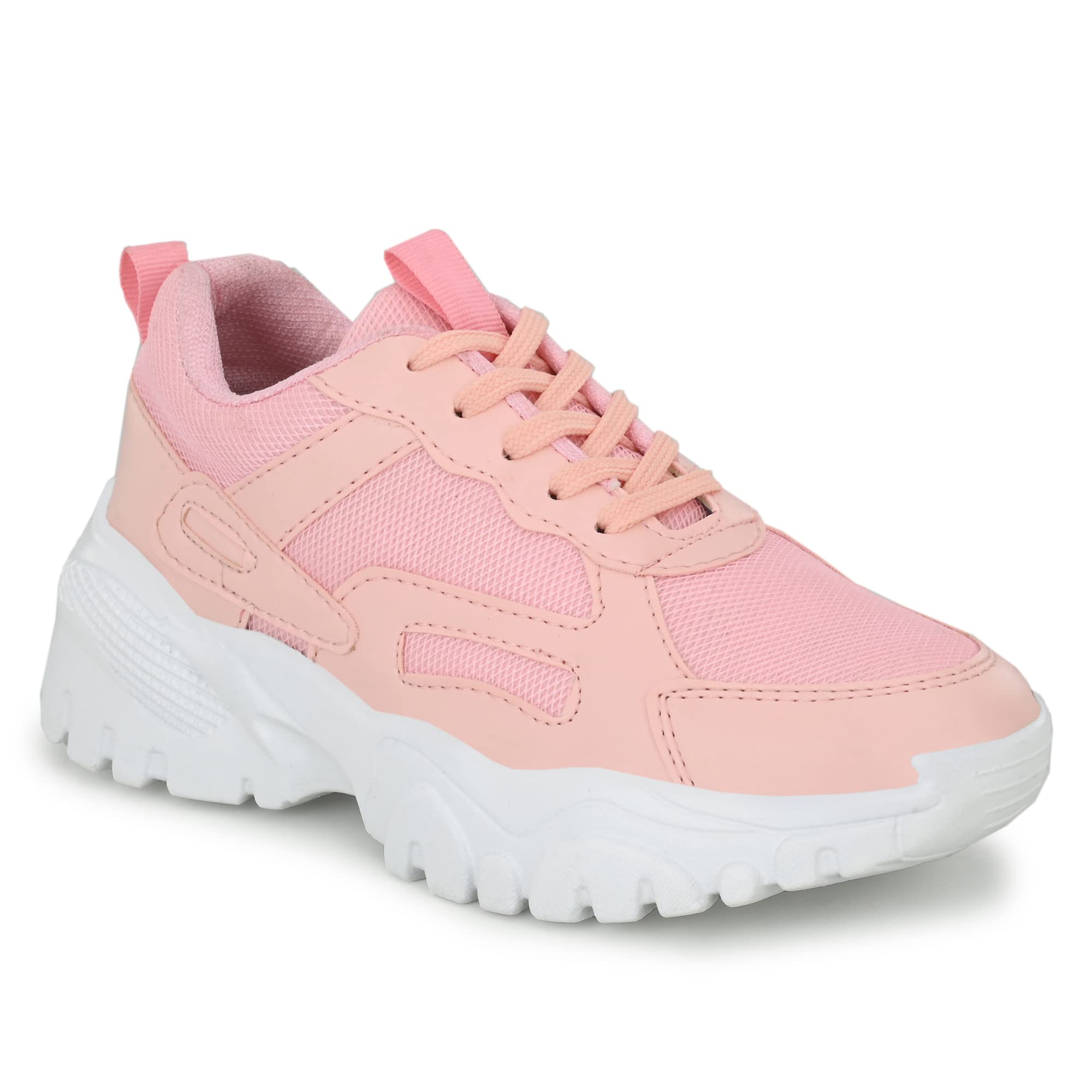 KNOOS Pink Synthetic Casual Sneakers for Girls Canvas Shoes for Women - 7 UK (B0BD2FTHJW) Amazon Price History, Amazon Price Tracker