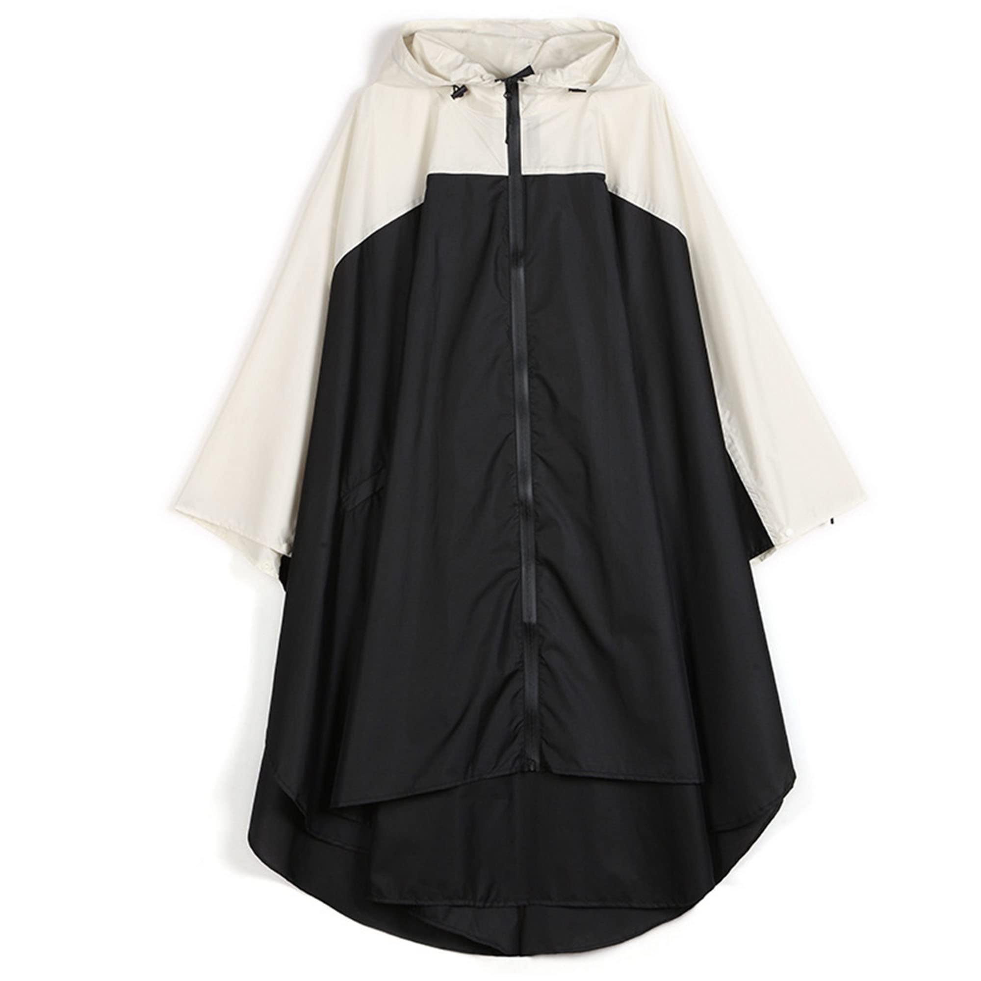 Elegante Poncho de Lluvia con Capucha para Mujer Capa Lluvia Ligero Poncho Impermeable Reutilizable con Bolsillos Grandes y Bolsa de Almacenamiento para Ciclismo Moto Senderismo