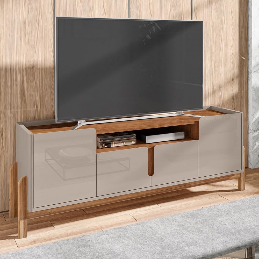 Rack Sala Lizz para Tv até 60 Polegadas com 4 Portas Off White