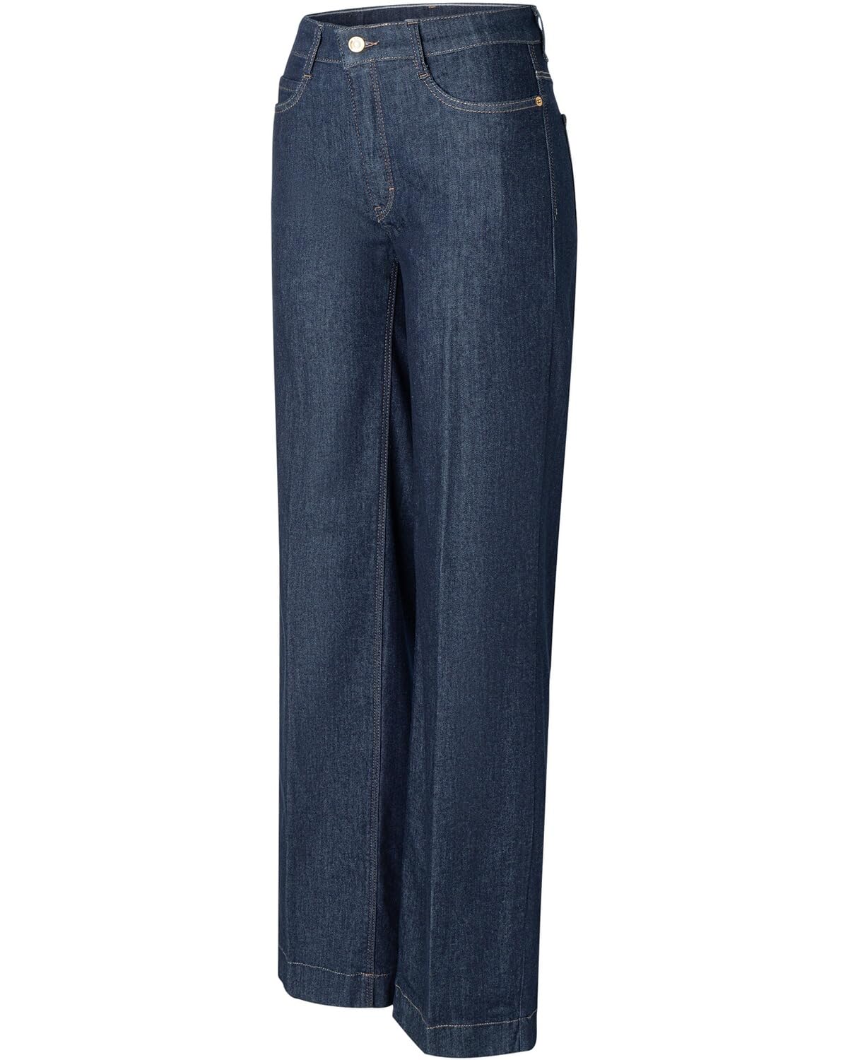 Mac - Damen 5-Pocket Jeans, Wide Authentic (5228-90-0387L)