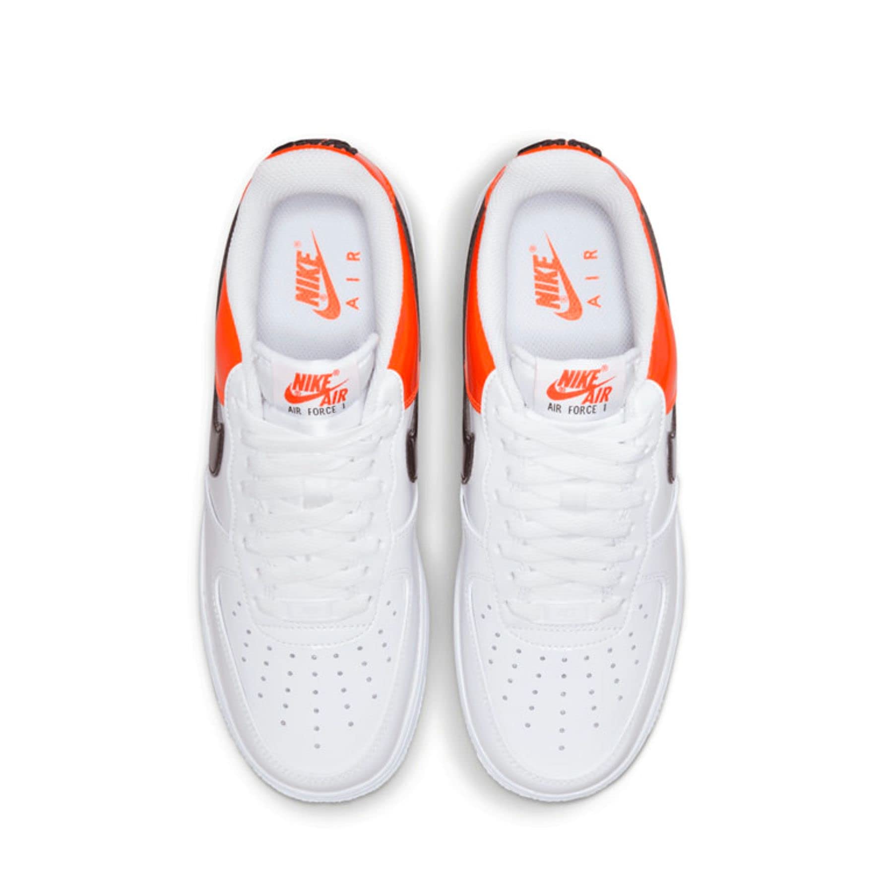 Nike - Air Force 1 07 Ess W - DJ9942103 - Couleur: Blanc-Orange - Pointure: