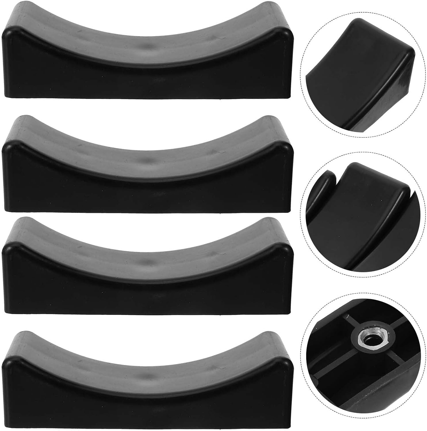 4pcs Dumbbell Holders Weight Stand Dumbbell Storage Rack with 140x50mm Sturdy Metal Bracket for Home Gym Strength Training Equipment