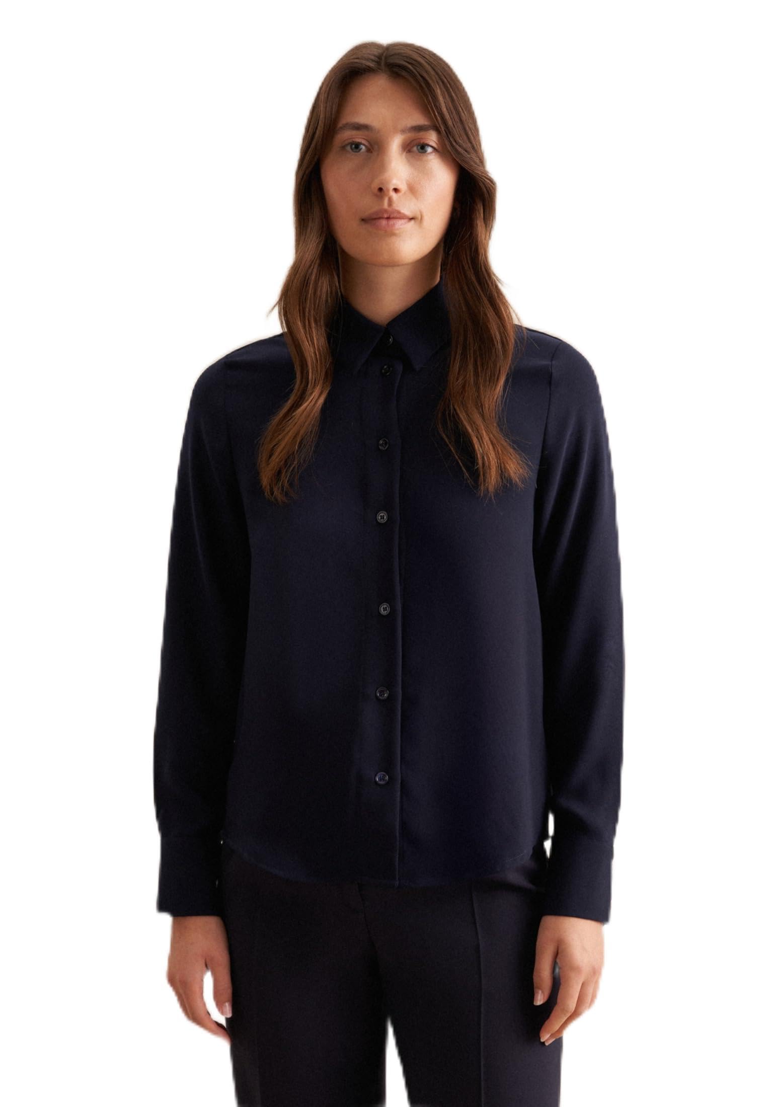 Seidensticker Damen Regular Fit Langarm Bluse Bluse