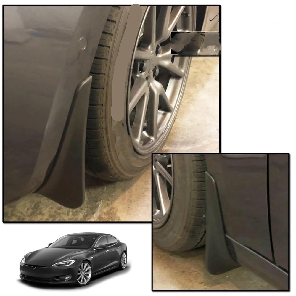 Dla Tesla Model S 2012-2019 błotniki samochodowe | Chlapacze samochodowe, błotniki, błotniki