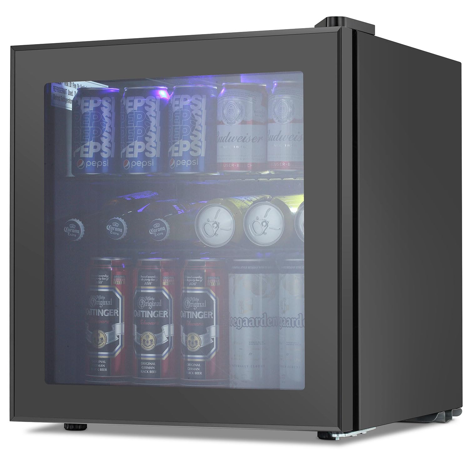Cowsar W5846H-CH 1.6 cu ft Beverage Cooler Black