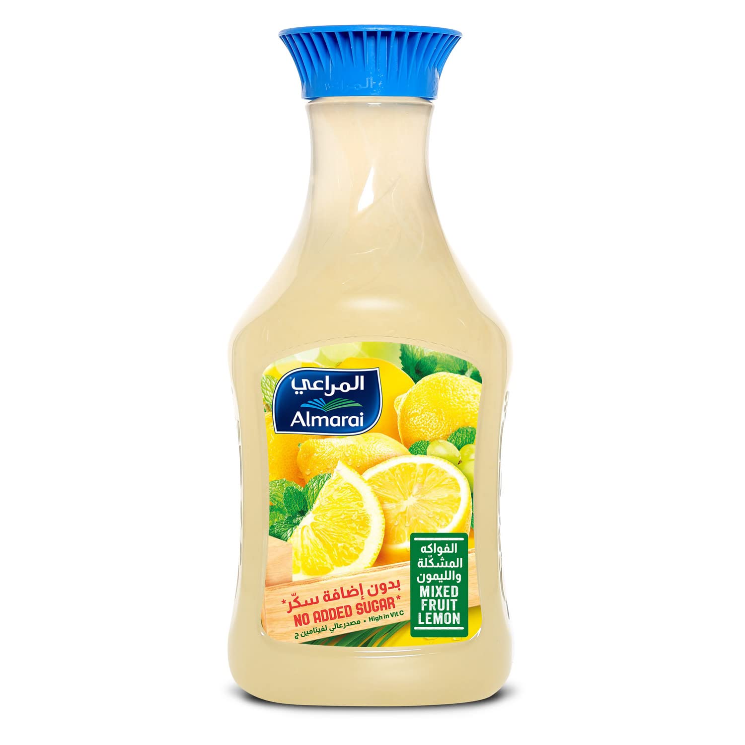 Almarai Mixed Fruit Lemon Juice No Added Sugar, 1.4Litre