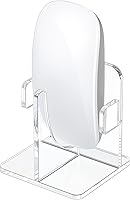 Vista 8 de kwmobile Soporte de escritorio vertical con Bluetooth para mouse compatible con Apple Magic Mouse 1 / Magic Mouse 2 / Logitech Pebble Wireless Stand