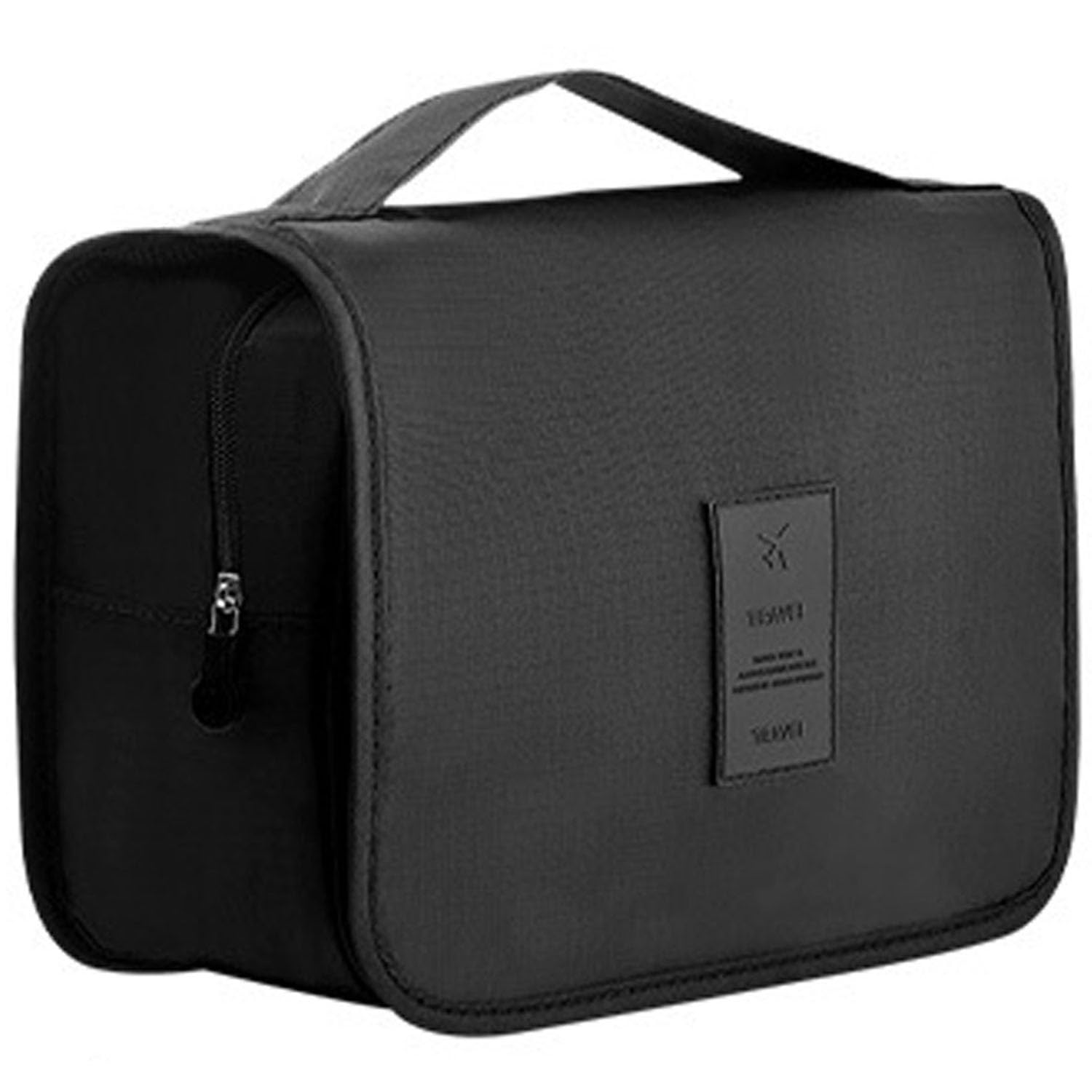 Travel Toiletry bag, Hanging Toiletries Wash Bag Makeup Cosmetic Organizer Bags for Women Girls Kids Waterproof Foldable (Leopard Print) — view 15