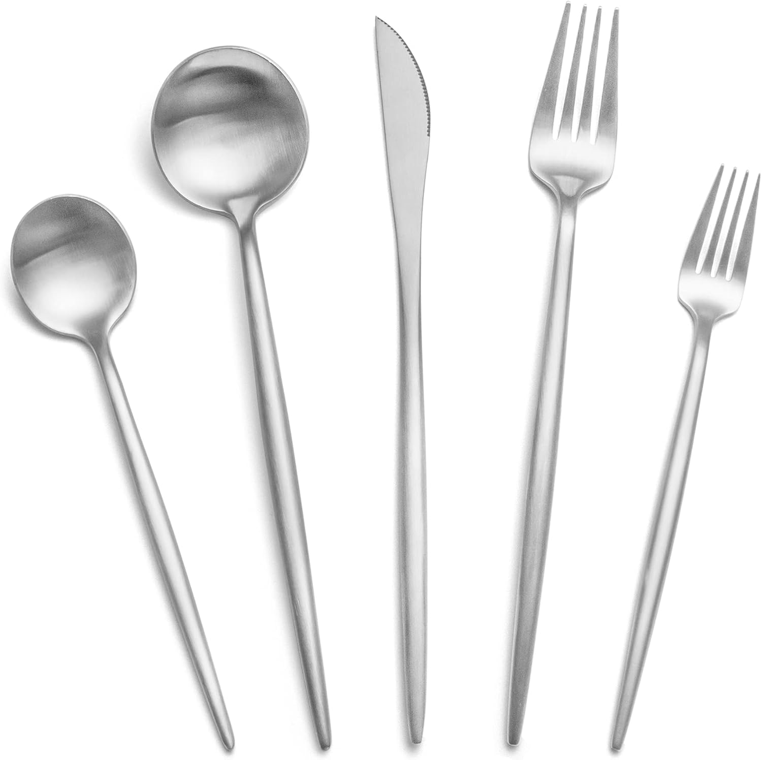 40 Piece Silverware Set Service for 8, EIUBUIE Premium