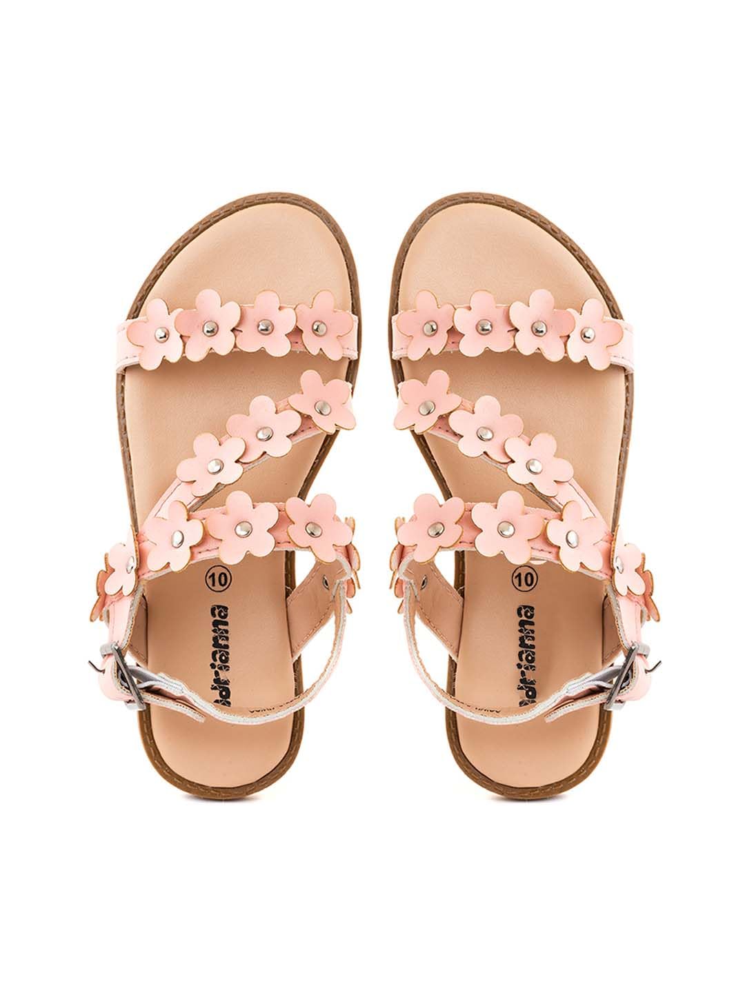 Khadims Adrianna Pink Flat Sandal for Girls - 4.5-12 yrs (6490135) (B0CX5HD5RG) Amazon Price History, Amazon Price Tracker
