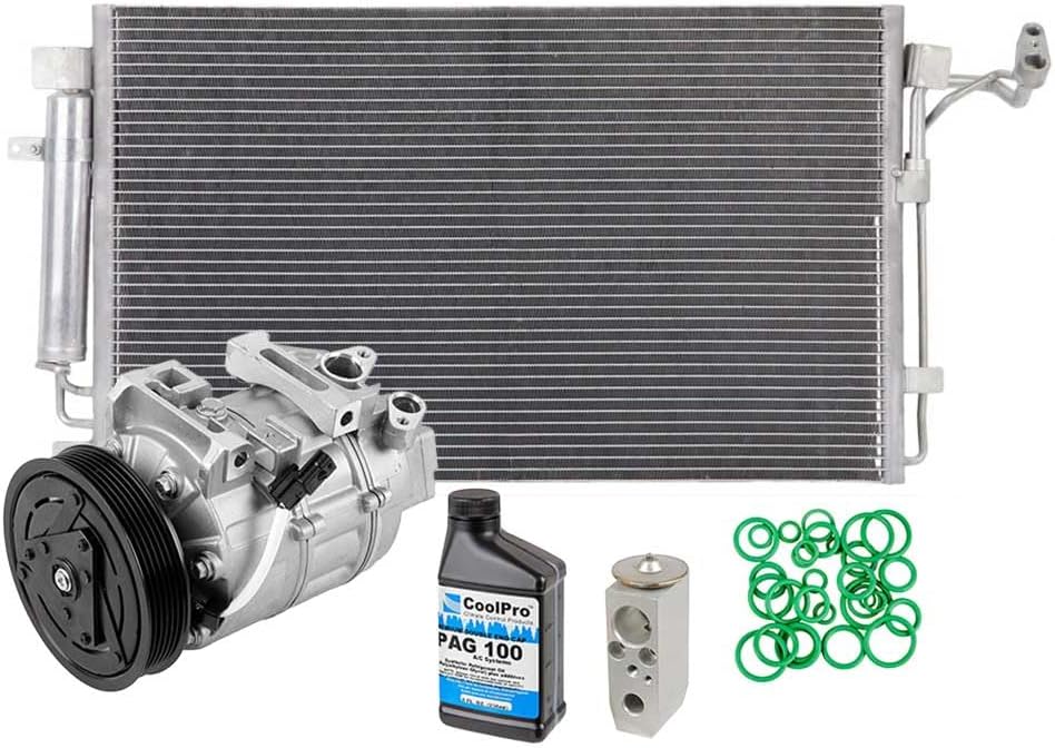 A/C Kit w/AC Compressor Condenser & Drier For Nissan Altima 2.5L 2007 2008 2009 2010 2011 2012 - BuyAutoParts 60-82661R6 New