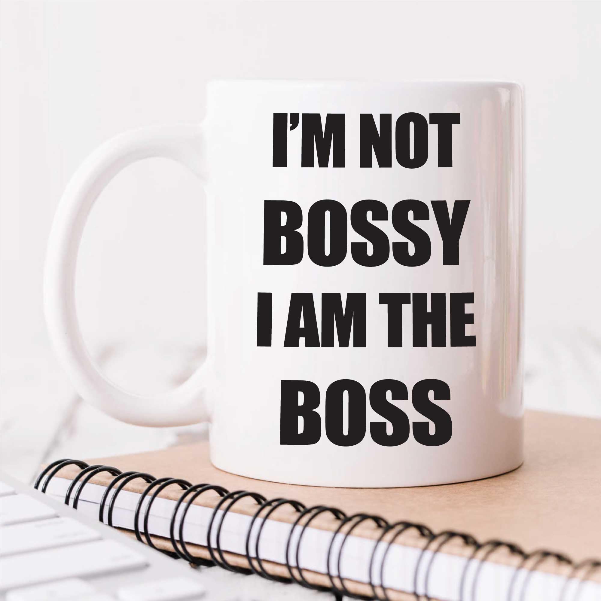 60 Second Makeover Limited I'm Not Bossy I Am The Boss Novelty Funny Mug Colleague Title Present Gift