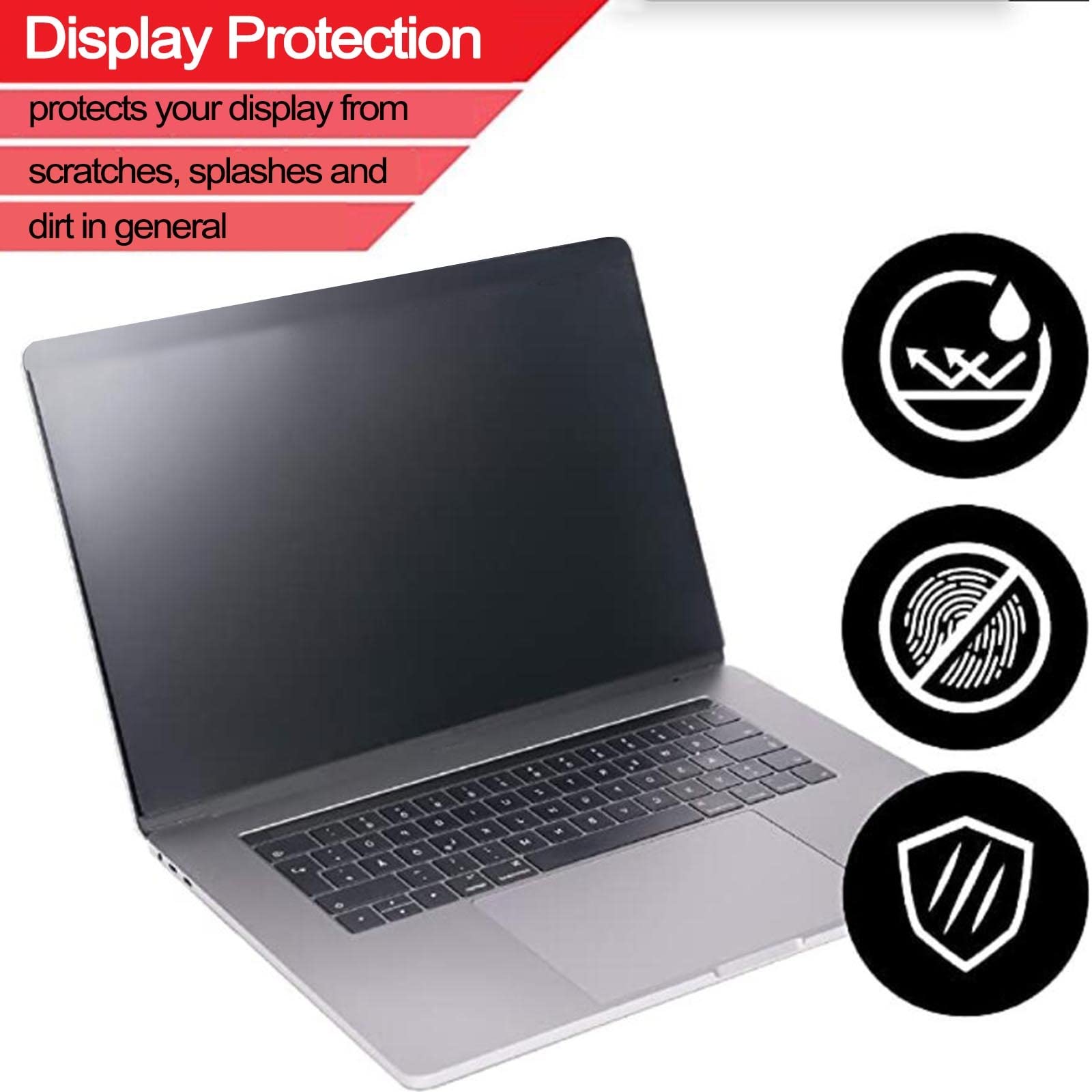 LIGUOYI Protector De Pantalla De Privacidad Antis-luz Azul, Antis UV, Filtro De Privacidad Antis-arañazos, Antis-Huella Digital, Filtro De Pantalla para Ordenador Monitor, Desmontable