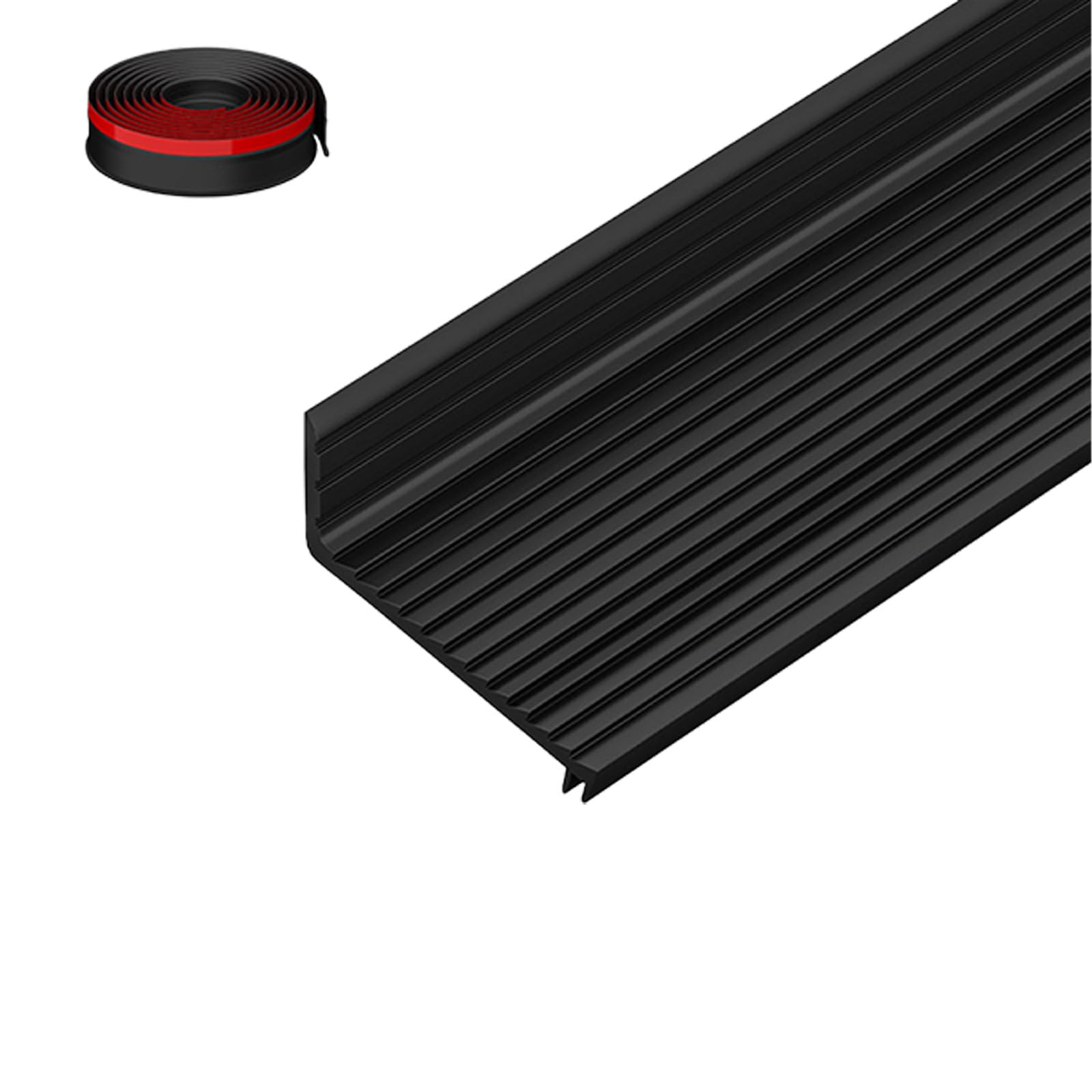 Home Window Water Blocking Strips Sliding Window Rain Weatherstrip Rainwater Drainage Strips for Quick Setup Enduring Balcony Insulation Windproof Flashing Board
