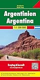 Argentinien, Autokarte 1:1,5 Mio.: Touristische Informationen, Entfernungen in km, Nationalparks - Herausgeber: Freytag-Berndt und Artaria KG 