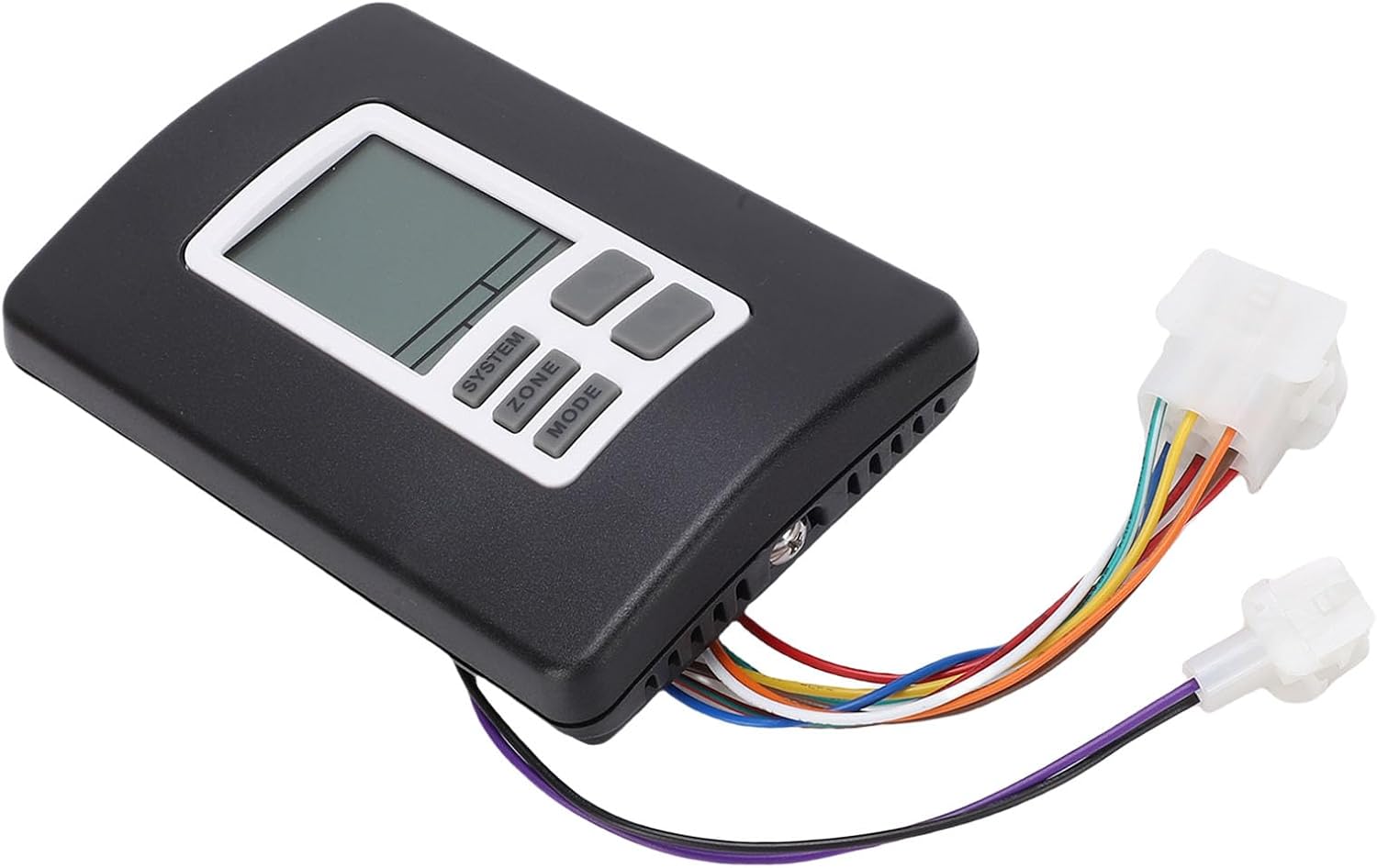 Bnineteenteam Digital Thermostat, Replacement for Mach Series RV Air Conditioner with Clear Digital Screen and Temperature Control, for 12V Power System (Black)
