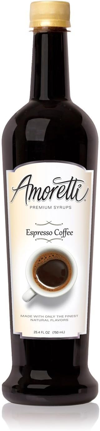 Amoretti Premium Syrup, Espresso Coffee, 25.4 Ounce