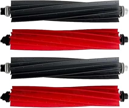Compatible with Roborock S8 S8 PLUS S8+ S8 Pro Ultra G20 Parts Dua Roller Main Brush Rubber Free Twine Brush Accessroies Smooth FunctioningDuoRoller 2 Set