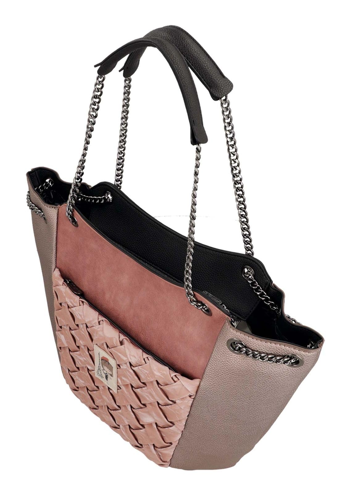 Anekke Tote Grande Parisian para Mujer | Bolso de Hombro con 2 Asas | Cierre con Cremallera | Medidas 38x32x8 cm