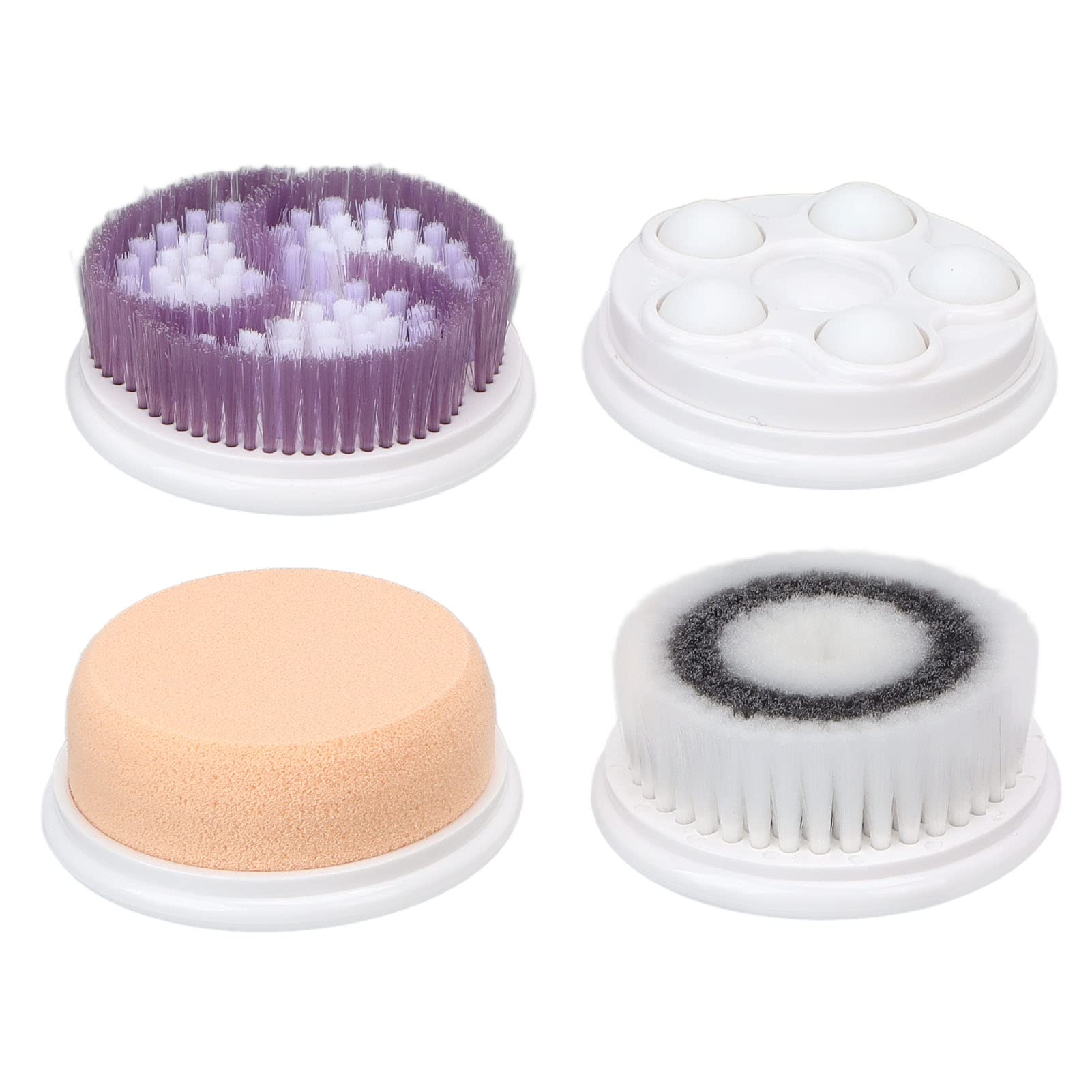 Elektryczna Szczoteczka do Twarzy Szczoteczka do Czyszczenia Twarzy Szczoteczka do Twarzy Szczoteczka do Czyszczenia Zestaw z 4 Główkami Szczoteczki, Urządzenie do Oczyszczania Twarzy Urządzenie do Oc