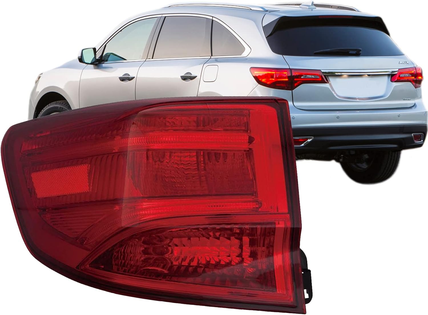 Auto Parts Avenue APA Replacement for Outer LED Tail Light Rear Lamp Assembly 2014 2015 2016 2017 2018 2019 2020 MDX Driver Left Side 33550TZ5A02 AC2804103 CAPA Auto Parts Avenue APA Replacement for Outer LED Tail Light Rear Lamp Assembly 2014 2015 2016 2017 2018 2019 2020 MDX Driver Left Side 33550TZ5A02 AC2804103 CAPA