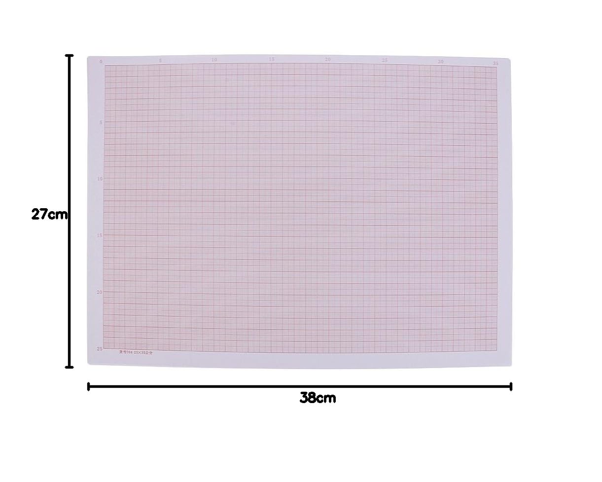 Tubayia 100 hojas de papel cuadriculado para geometría, ciencia, dibujo (A3)
