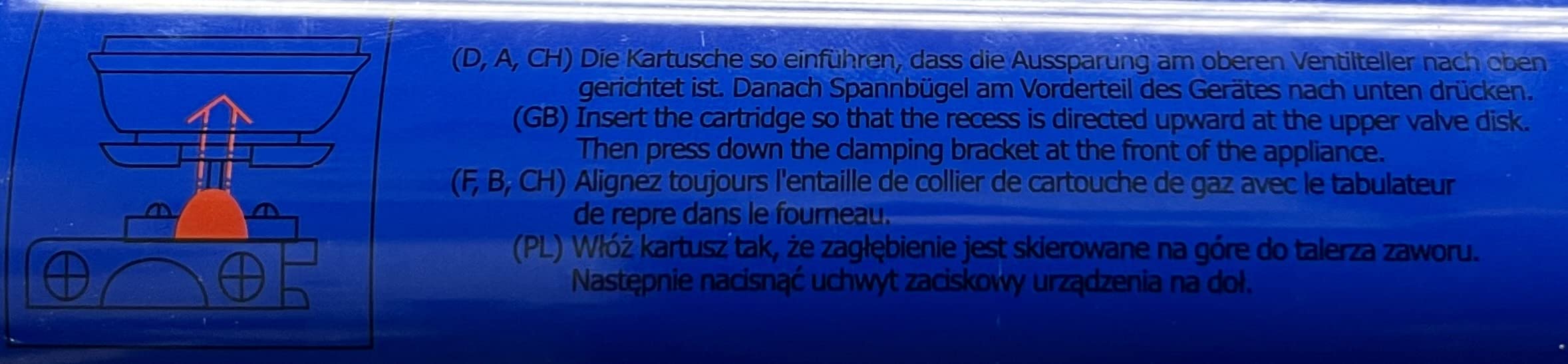 25x Gaskartusche 227g + GRATIS pro Bestellung 1x BILDMAGNET! Butan Gaskocher Brenner Gas blau