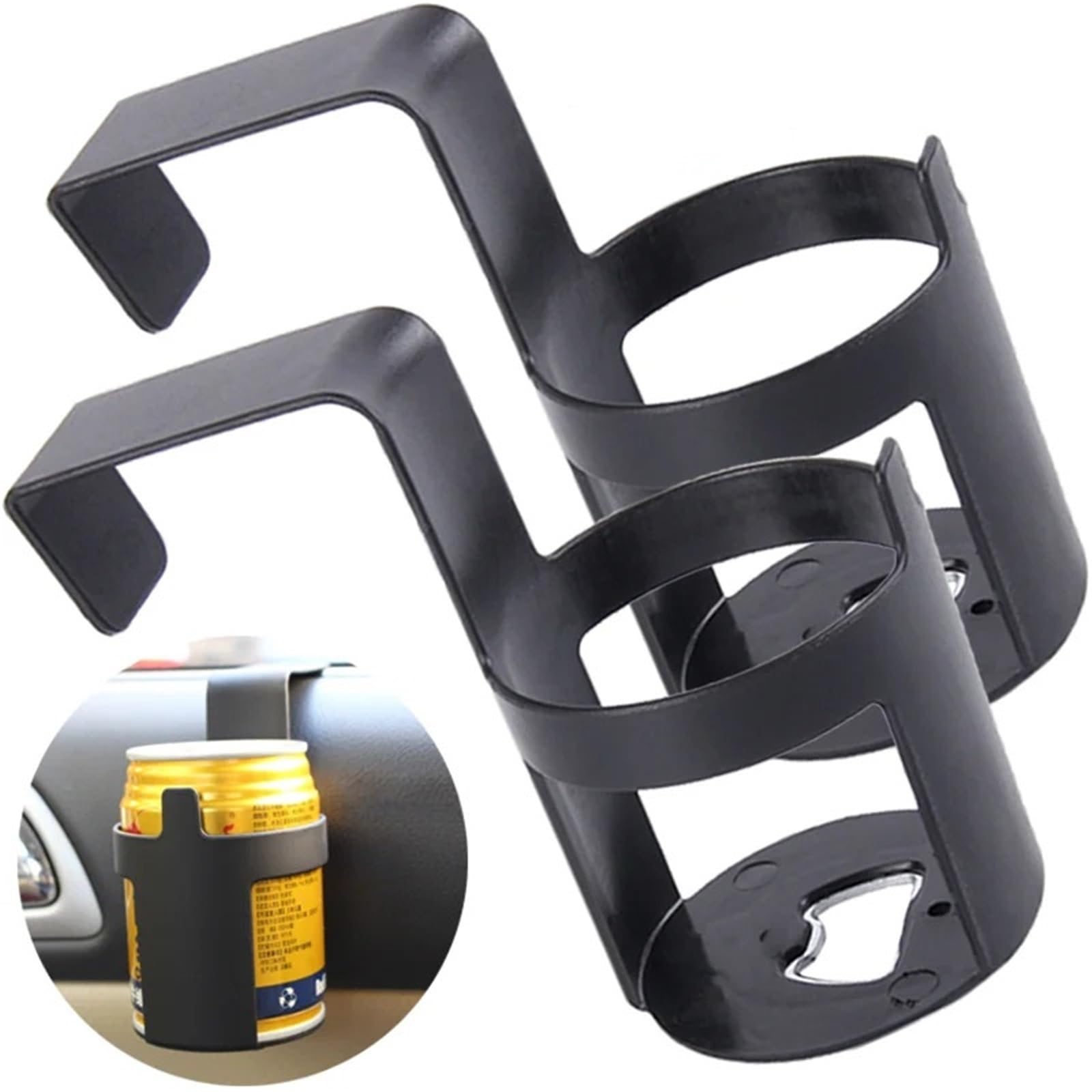 Portabicchieri Per Auto Para Ganci Per Sedili Per Porte, Supporto Per Bottiglie Per Bevande, Staffa Per Contenitori Per Acqua Bracciolo Portaoggetti(2pcs C)