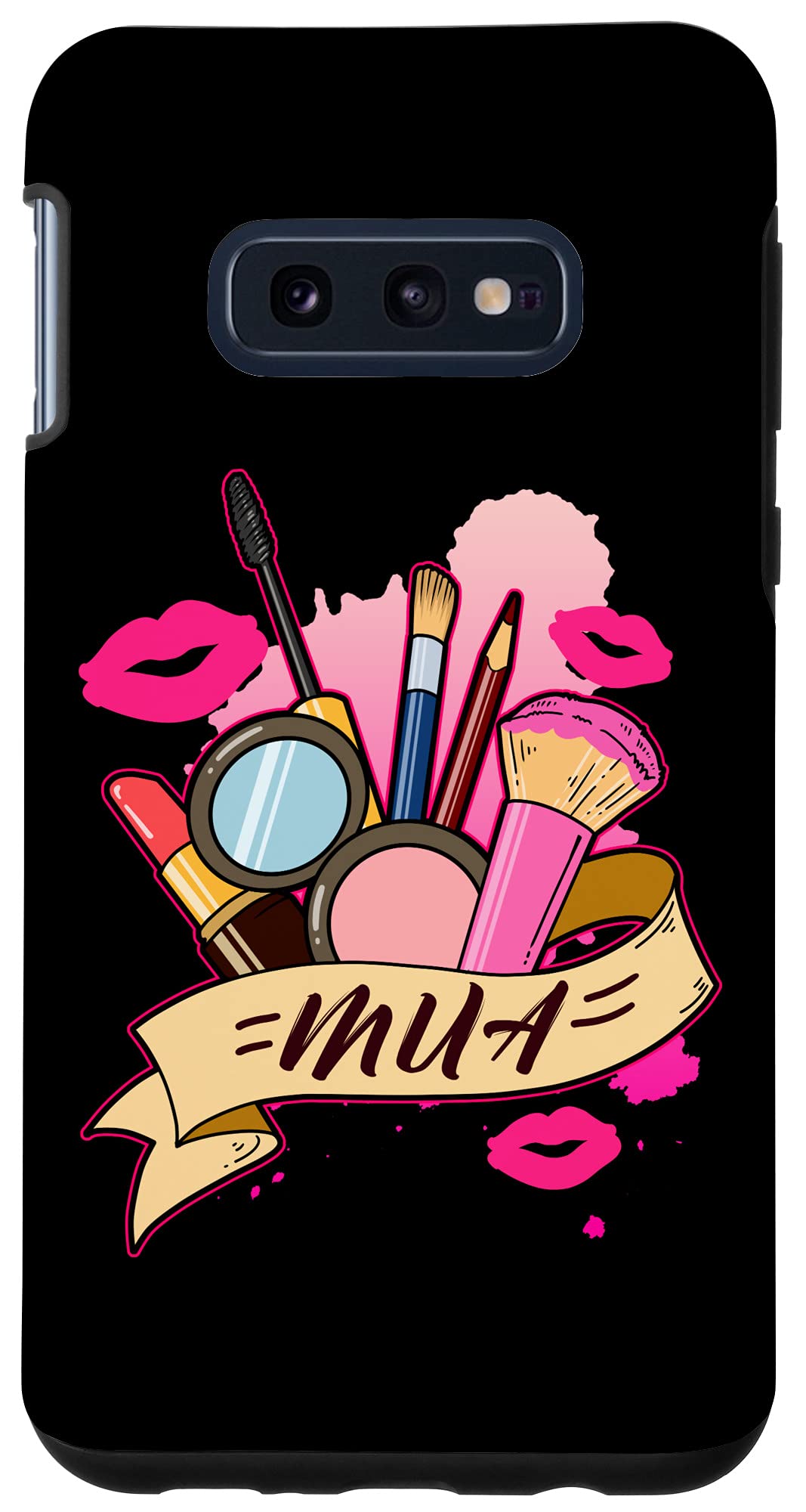 Galaxy S10e Funny MUA Make Up Artist Eyelash Beauty Salon Make Up Addict Case