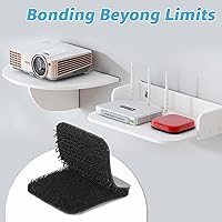 Vista 25 de Art3d - 48 juegos de cinta adhesiva de velcro de 3 pulgadas x 1 pulgada, tira adhesiva de doble cara, resistente, color blanco