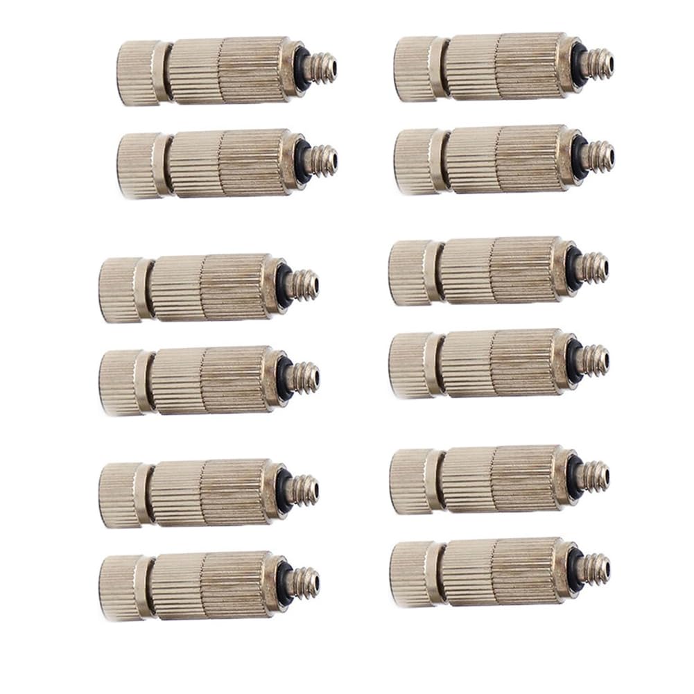 Buse haute pression en laiton nickelé anti-goutte 0.3mm pour brumisation haut de gamme x50