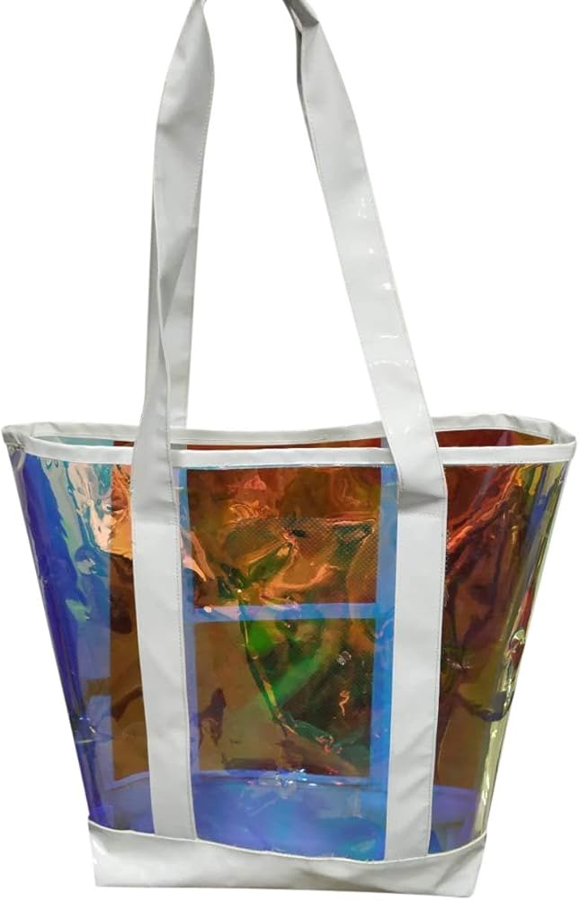 Shopping Tote PVC / Leather Transparent / Multicolor